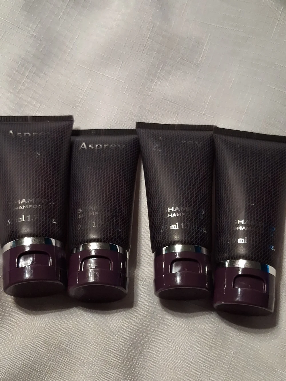 4 New Asprey Purple Water Trial Size 1.7 Floz 50ML Shampoo
